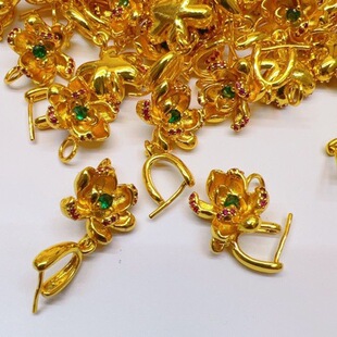 18k����΢��ʯ荹��ӿ۵����LᘊA���^diy�Ʒ�����A�������l