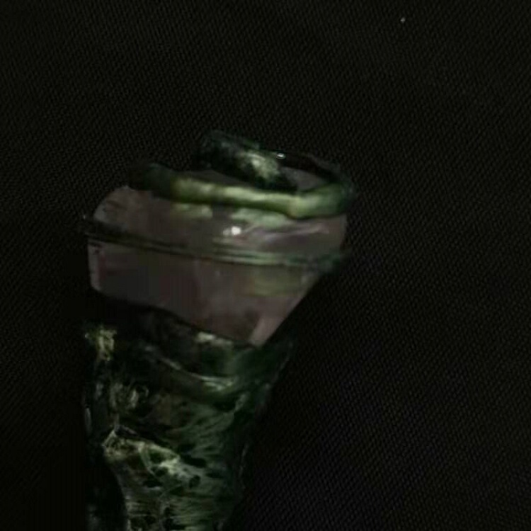 FHSJP WITCH魔法棒magic stick绿东陵水晶权杖仪式道具Magi 图 1