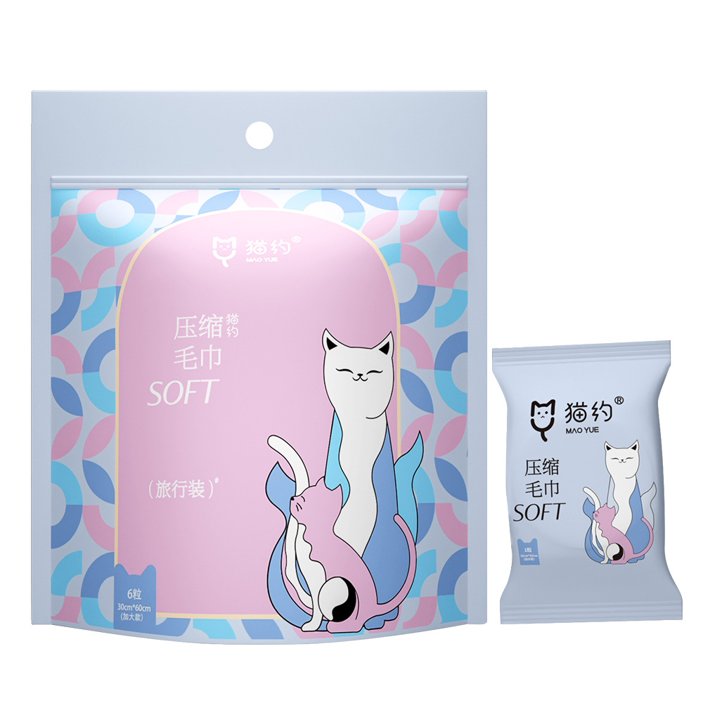 Gato sobre hidrofílico serie de gato toalla desechable extra gruesa toalla suave toalla absorbente ropa de la familia bebé limpio