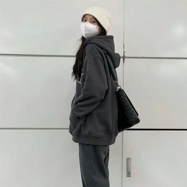 New Simple Autumn Winter Large Print Zipper Sweatshirt Unisex Couple Cardigan Jacket Trendy Brand_voghion.com