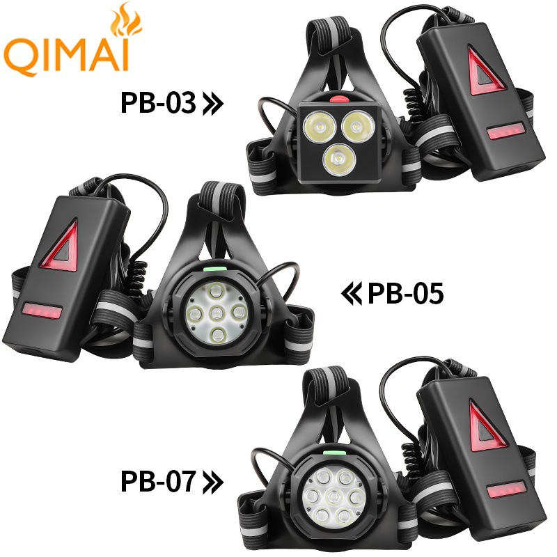 Cross-Border New Chest Night Wearable Cycling LED Multi-Light Red Warning USB Rechargeable Running Light_desvips.com