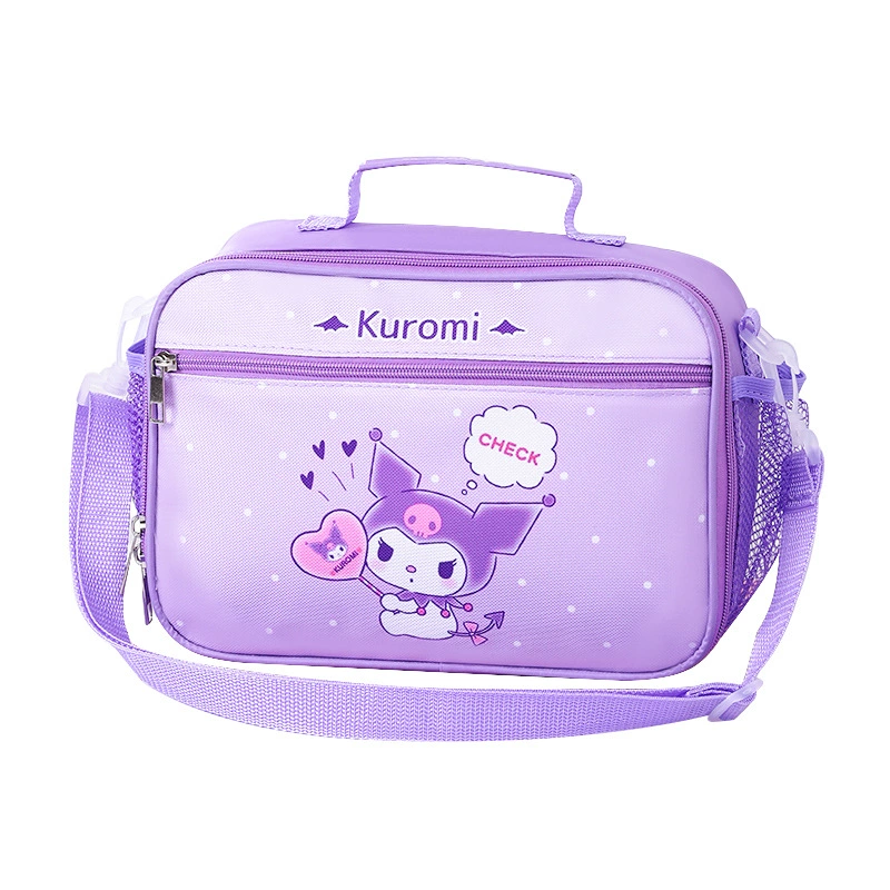 Lunch box bag for elementary school students, handheld capacious cartoon cute thermos, increased thickness
