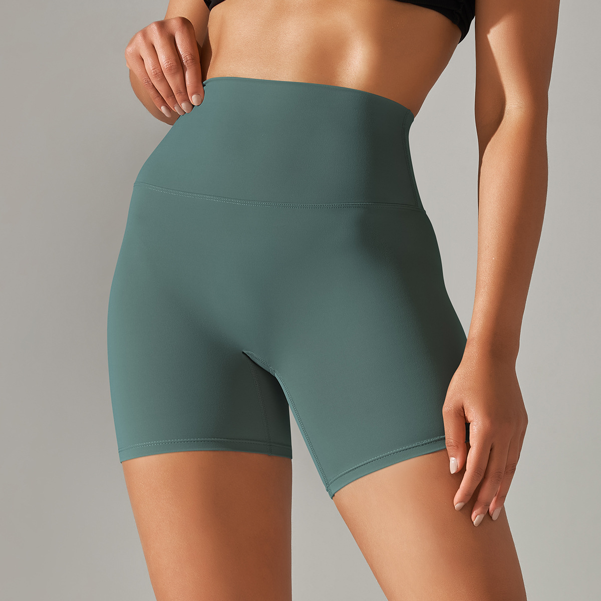 105g Weight Shorts Pants Length Nylon, Spandex Fabric Type Leggings Pants Type Fitness, Yoga Occasion Solid Color Pattern Summer, Spring Season Casual, Sport Style Style Casual Sport Style Solid Color Nylon Spandex Active Bottoms Leggings 94