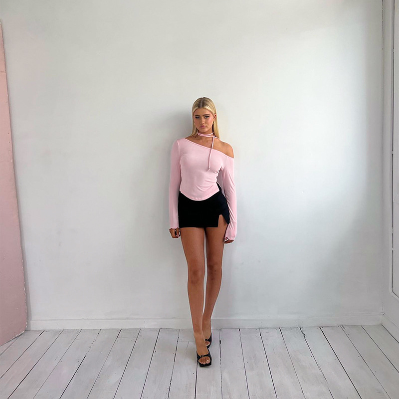 Title 9, New Clean Color Caution Machine Oblique Shoulde...