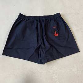 正确版本现货高品质G家25新款船锚十字休闲短裤时尚百搭男女同款