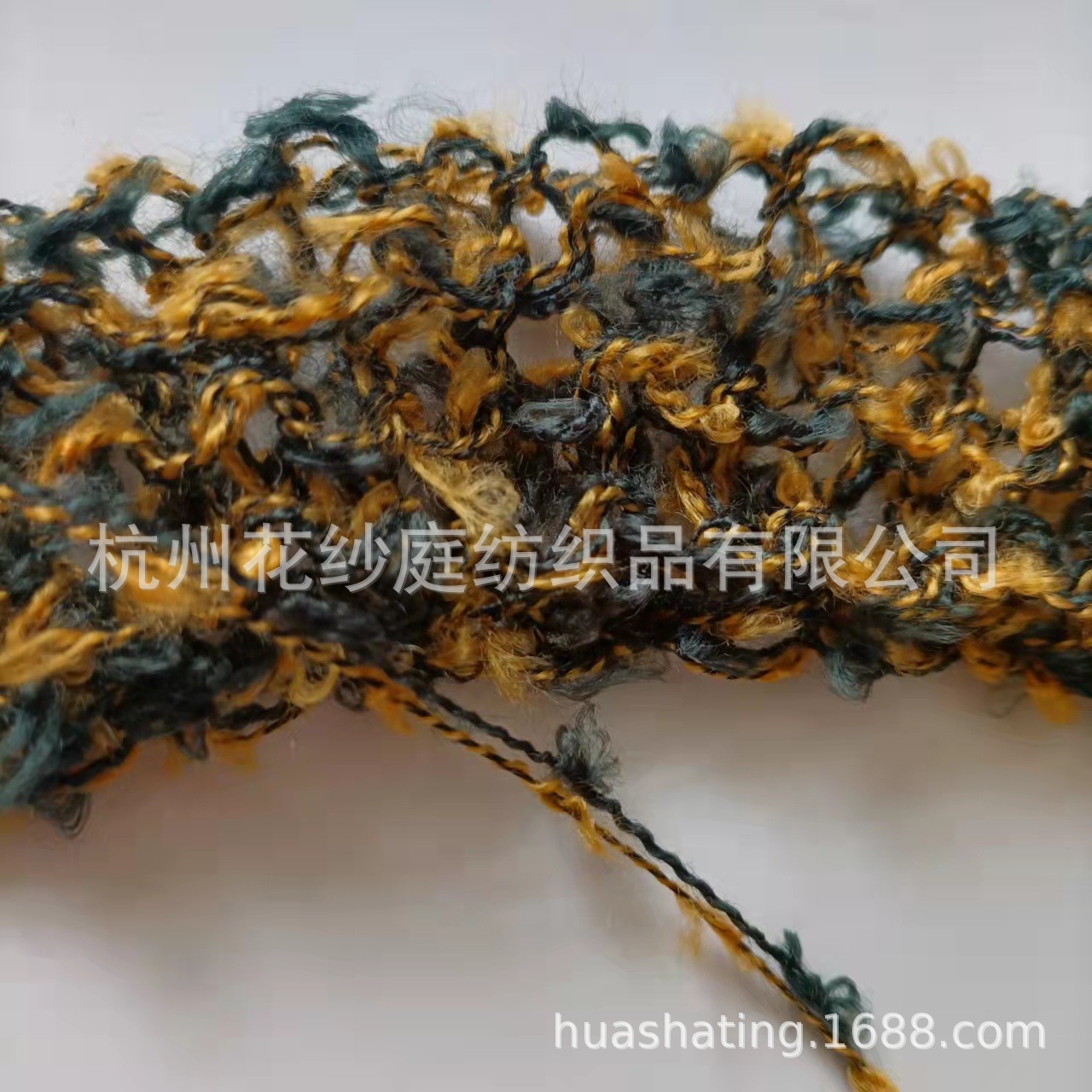 腈纶圈圈纱 段染圈圈纱 花式圈圈纱 涤纶圈圈纱