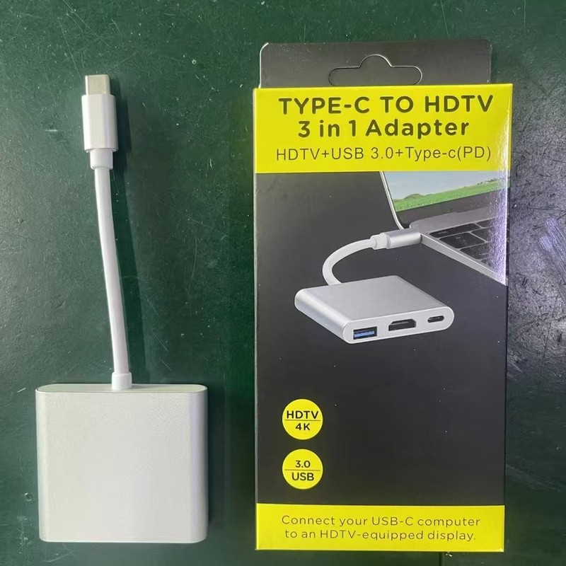 Typecから三合一4Khdmiハイビジョン拡張ドックhubハブswitchゲーム機コンピュータ変換器|undefined