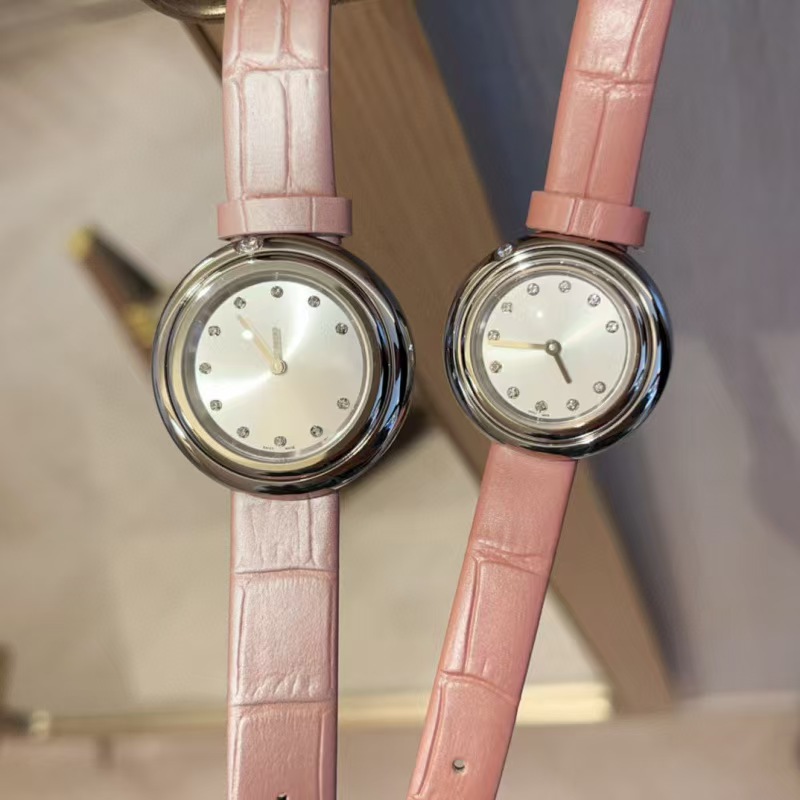 Wholesale Direct Sales of Quartz Watches for Cross-Border Export, New Models for Women, Waterproof, Simple Design, Couple's Leather Strap