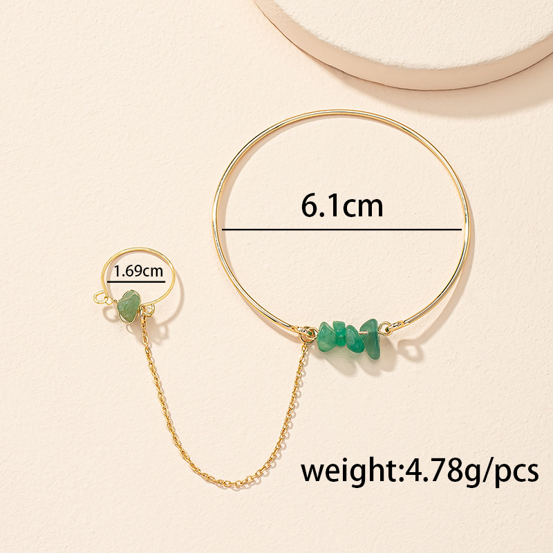 Simple stone bracelet womenu0027s niche design ring bracelet jewelry