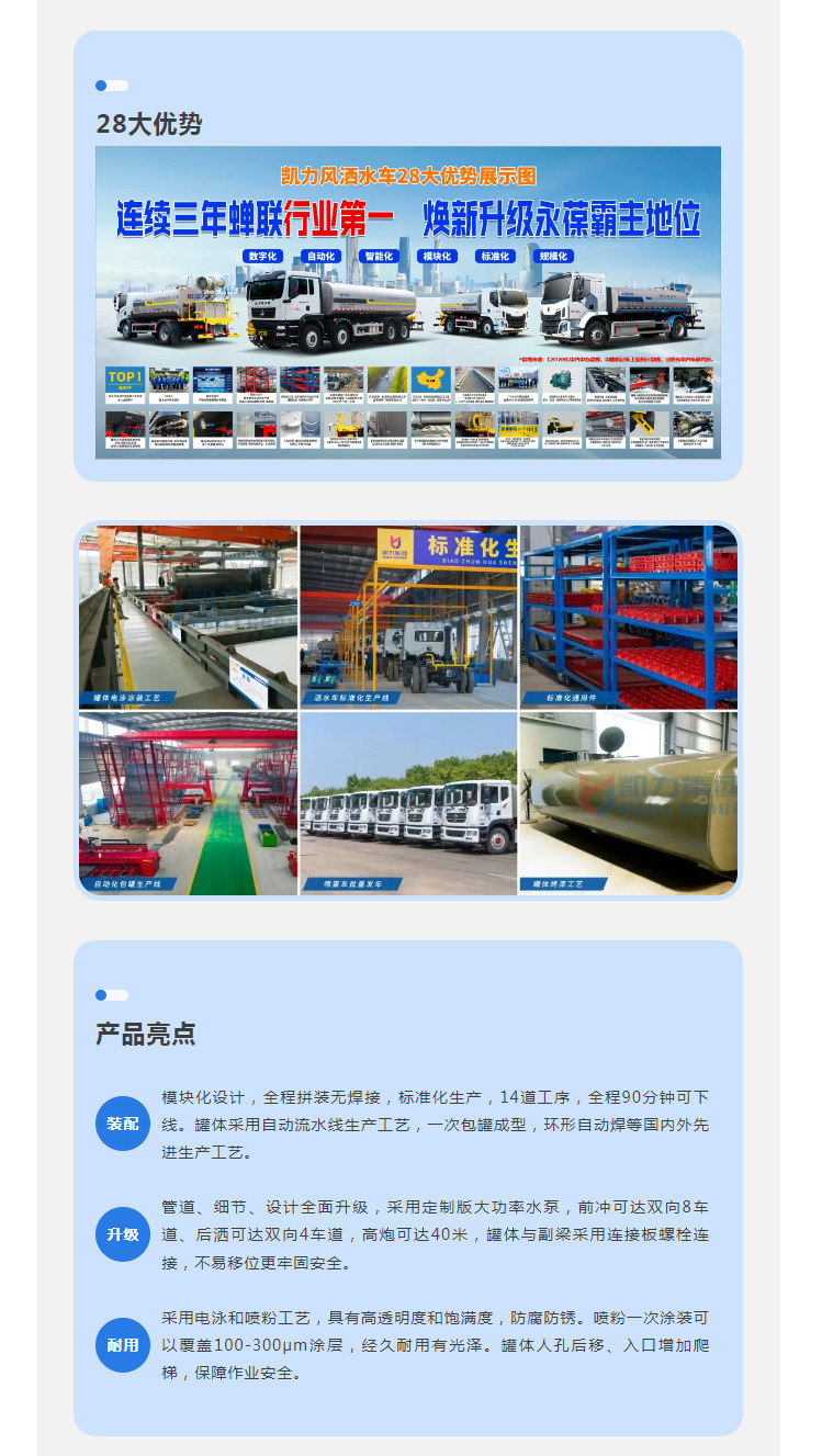Dongfeng Huashen Kl6 New 12-Ton Sprinkler Truck, Spray Truck, Greening Spray Truck Equipped with 30m Sprayers