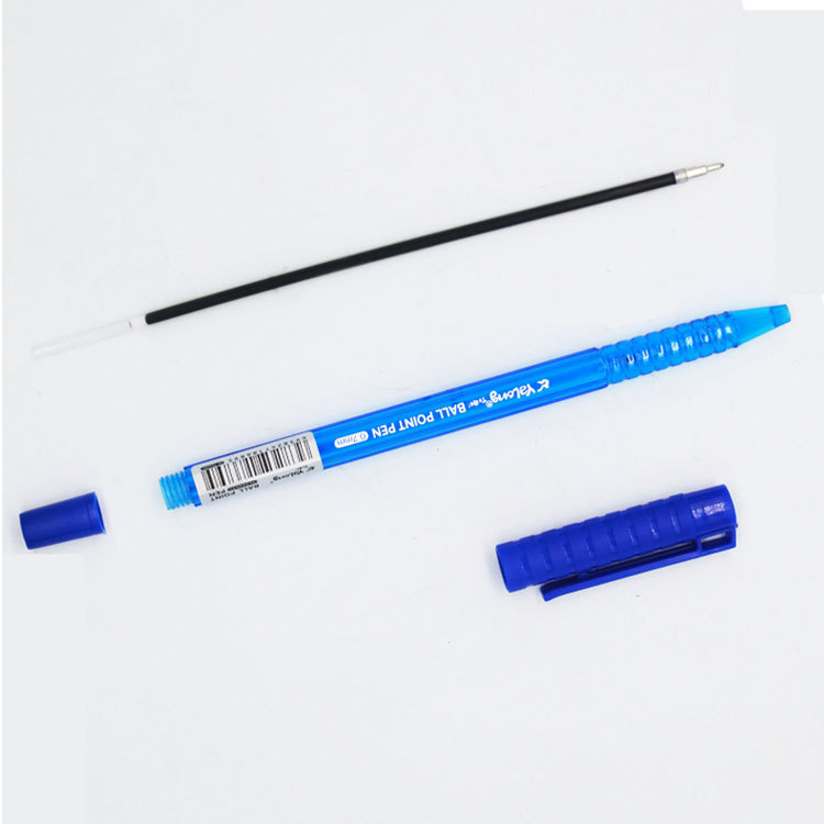 Yalong transfronteriza venta al por mayor caliente bolígrafo de tinta azul pluma de aceite barato pluma de trabajo de oficina