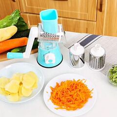 国境を越えた多機能家庭用手動攪拌砕肉機ブレードローラー手回し野菜切り器プラスチックウインチ