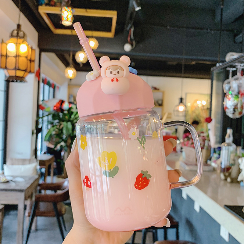 Cute Fashion Glass Water Cup display picture 4