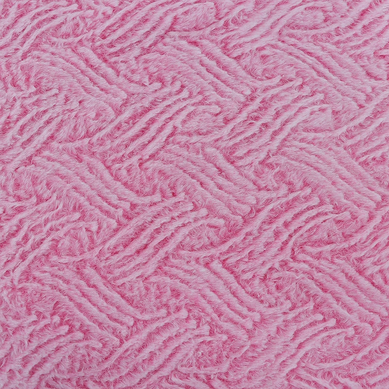 Spot frost color all -poly poly poly poly poly poly poly poly poly poly poem is edited by rabbit hair pressure flower fabrics autumn and winter clothing home spinning sofa pillow shoes and hat fabrics