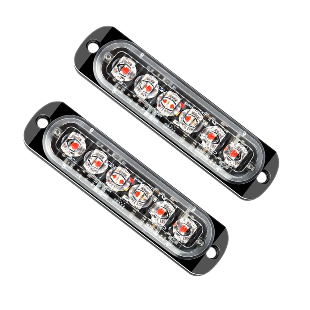 6LED фонарик 6LED предупреждающий сигнал, вспышка, освещение, свет, пригодится для грузовика