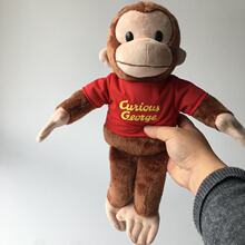 Curious George Monkey Plush 好奇猴毛绒玩具公仔批发玩偶