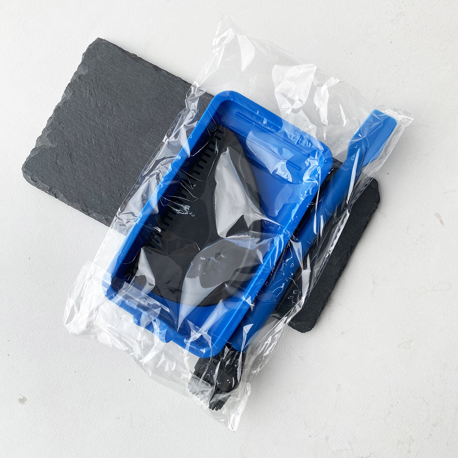 Juego de caja de pegamento de tres piezas-OPP azul