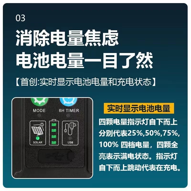 窗帘灯LED星月太阳能星星灯庭院装饰圣诞节日灯跨境户外露营彩灯详情23