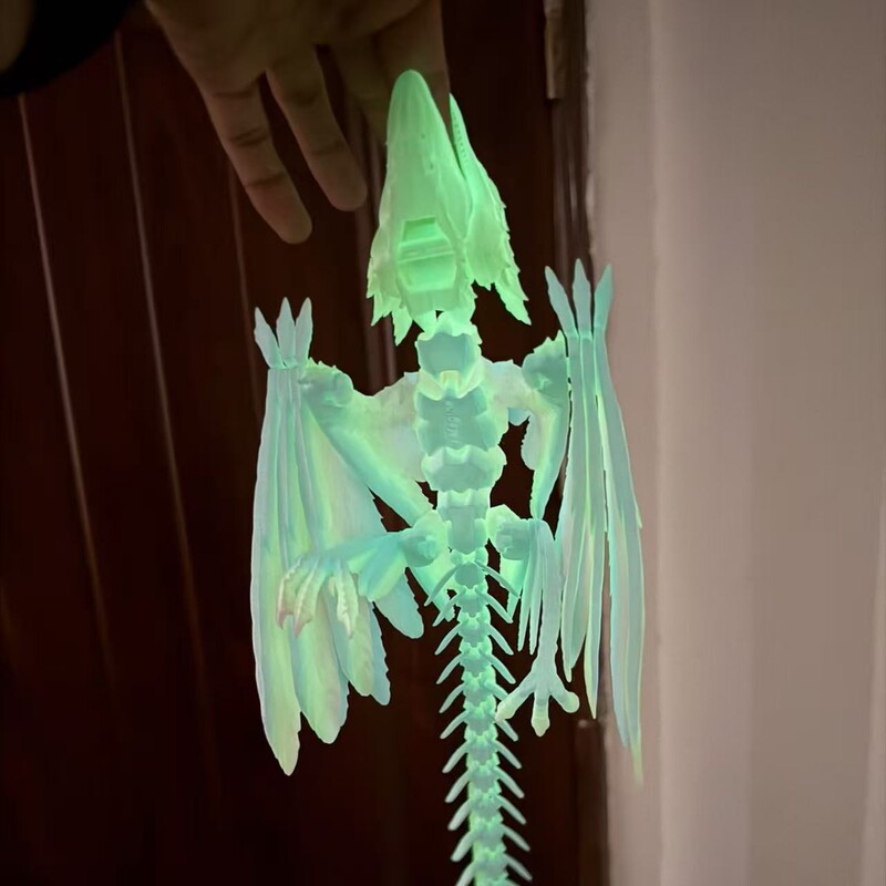 3D打印始祖鸟祖龙羽毛飞龙关节可动仿真儿童玩具摆件网红创意跨境|undefined