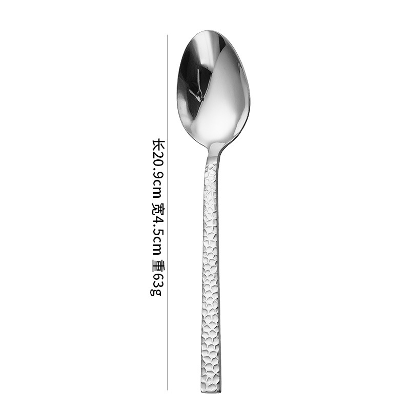 은색 테이블 스푼