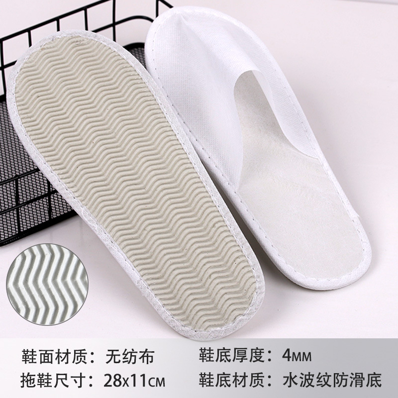 Hotel sandalinas desechables de algodón de lino de seda sandalinas de alojamiento residencial sandalinas desechables antideslizantes soleas de zapatillas gruesas