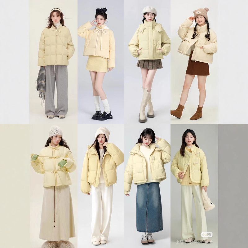 Pinghu White Duck down Women's down Jacket High-End Mid-Length Winter Jacket Women's Thirteen Lines Women's Clothing Tail Goods Wholesale