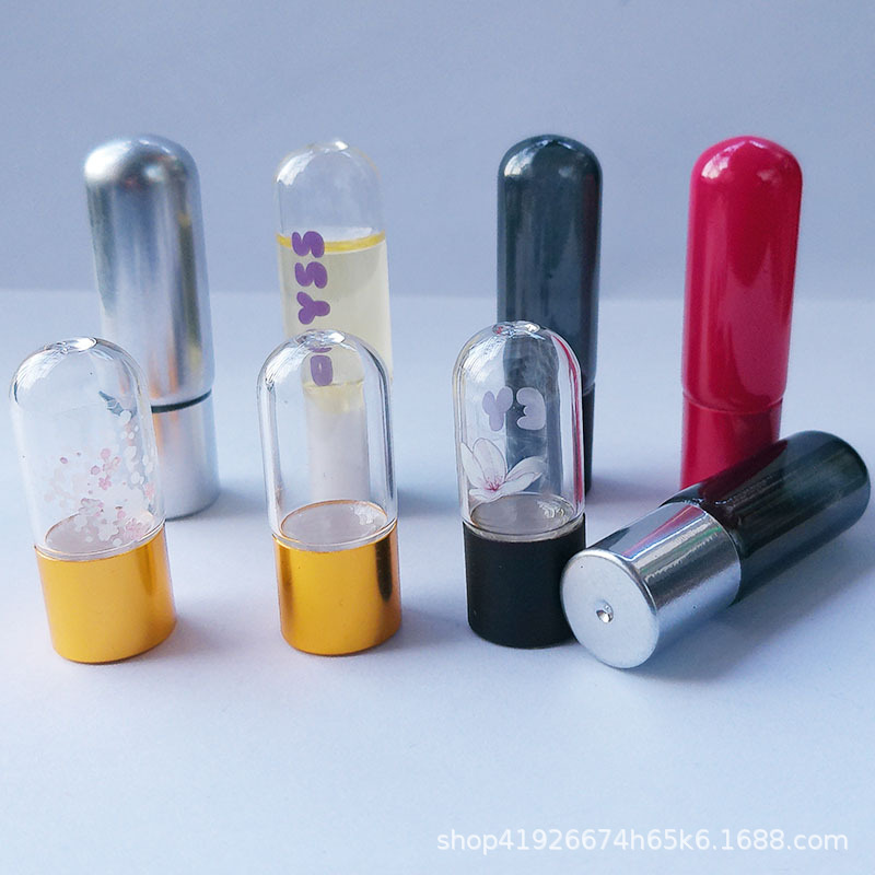 医美瓶小玻璃瓶拧盖子灯泡瓶子原液瓶精华液瓶青花素包装瓶子