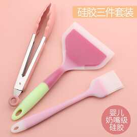 韩式烧烤夹子食品夹子304 牛排夹子厨房食物夹子不锈钢烤肉夹