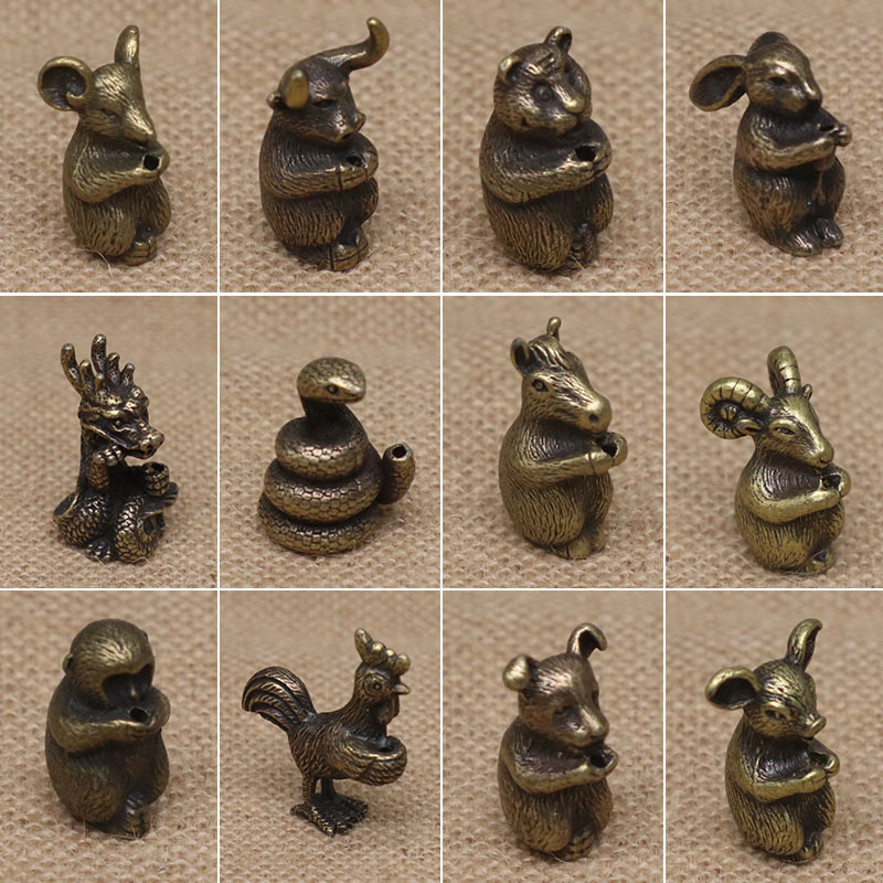 12生肖香插 家用室内檀香熏香炉仿古香座香薰托摆件 十二生肖香插