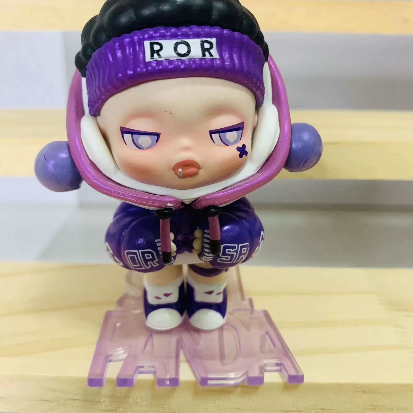 Коллекционная слепая коробка (POPMART) Bubble Mate Skullpanda Xiong Meow boom — ручная фигурка, 0,08 кг