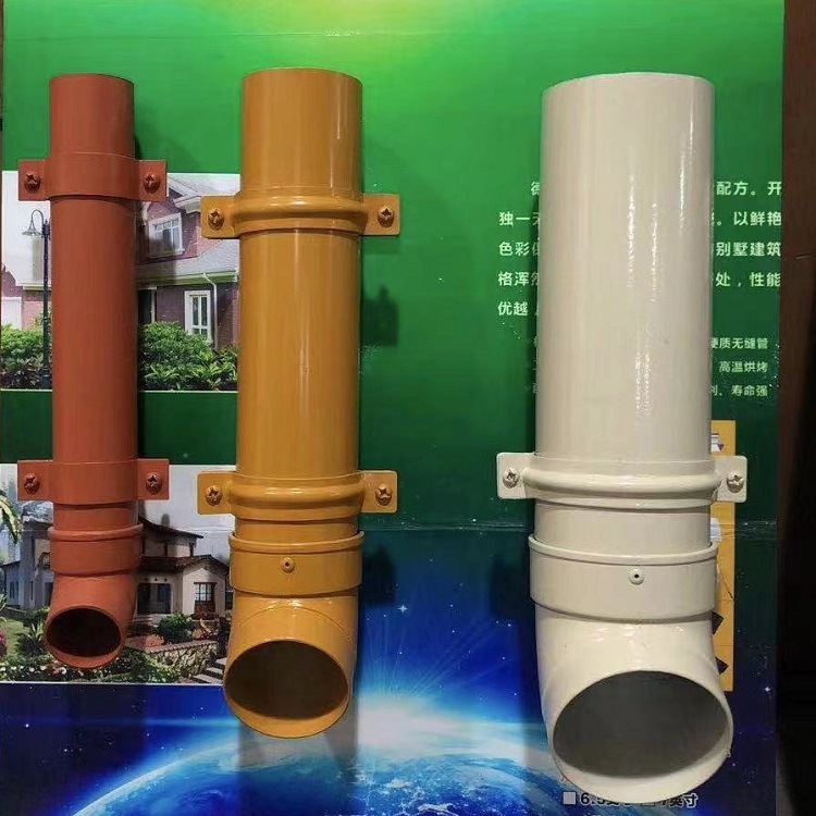厂家直供彩铝75圆管天沟落水管锰铝合金管屋面落水管金属管材管件