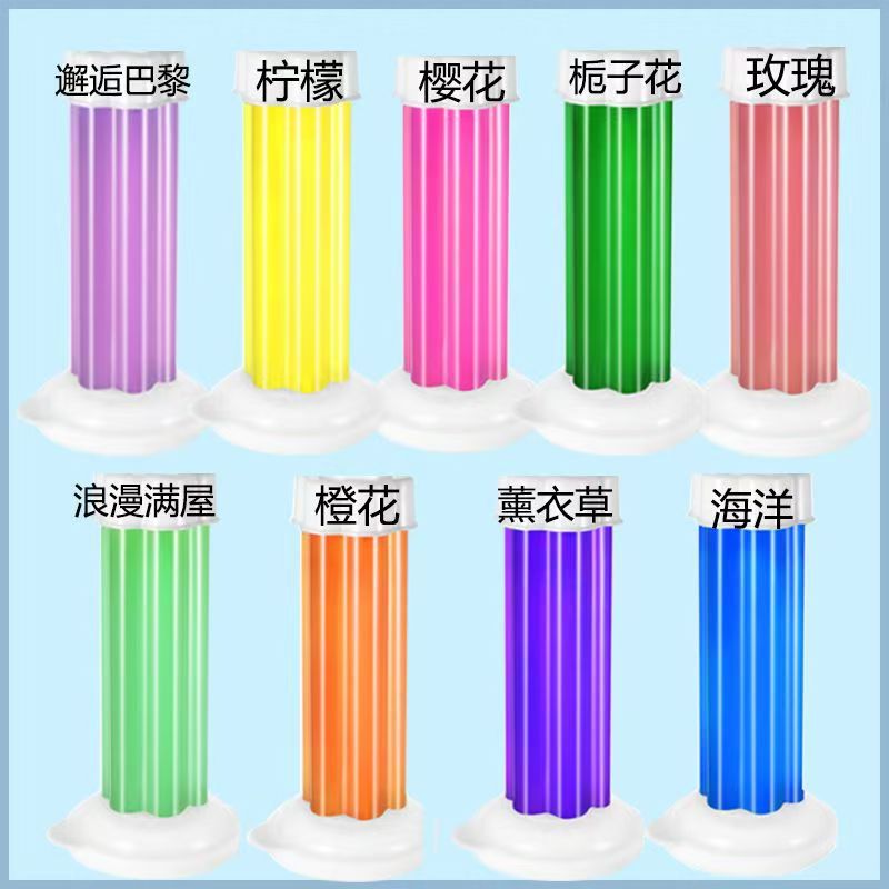 Toilet Floret Printing Fragrant Sticker Toilet Cleaning Sticker Toilet Fragrant Flower Gel Deodorant and Odor Cleaner Gel
