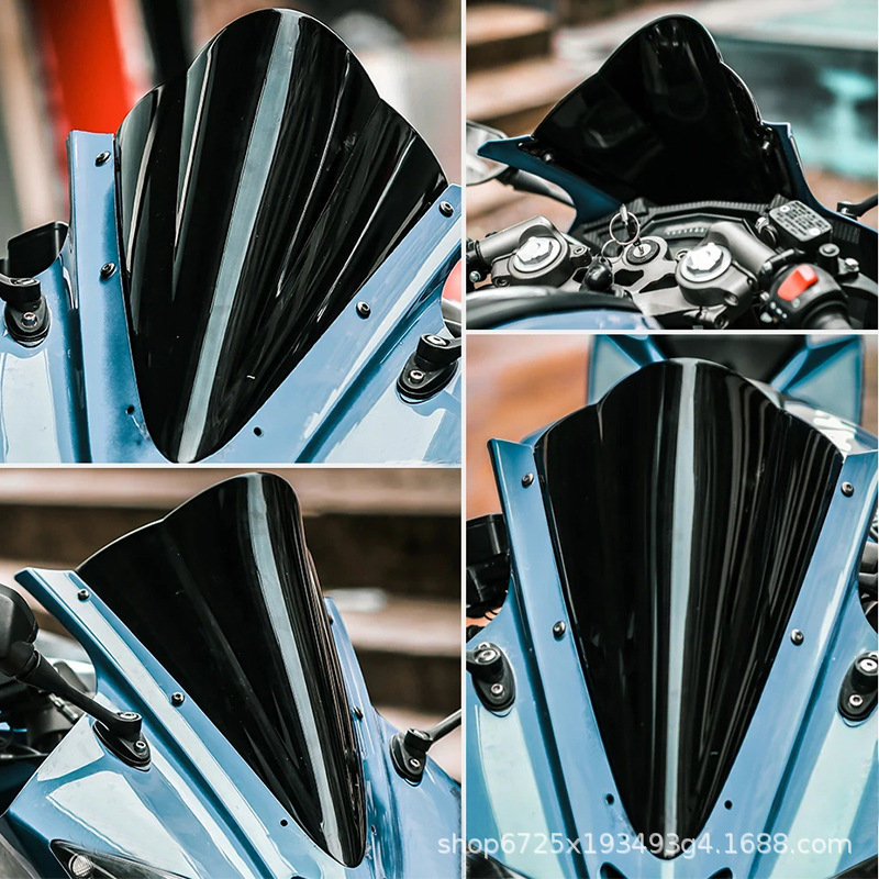 Suitable for Yamaha Yzf-R125 08-18 Flying Eagle R25 Front Windshield Modified and Heightened Competitive Windshield Goggles