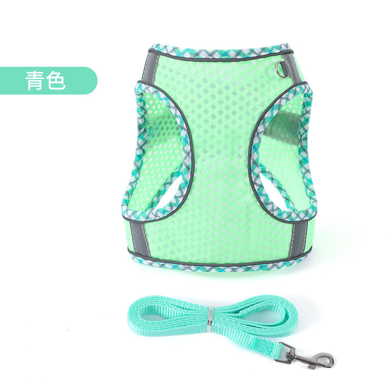 Correa de salida para mascotas gato perro correa de pecho chaleco gato caminando cuerda correa de perro cachorro perro mediano y pequeño