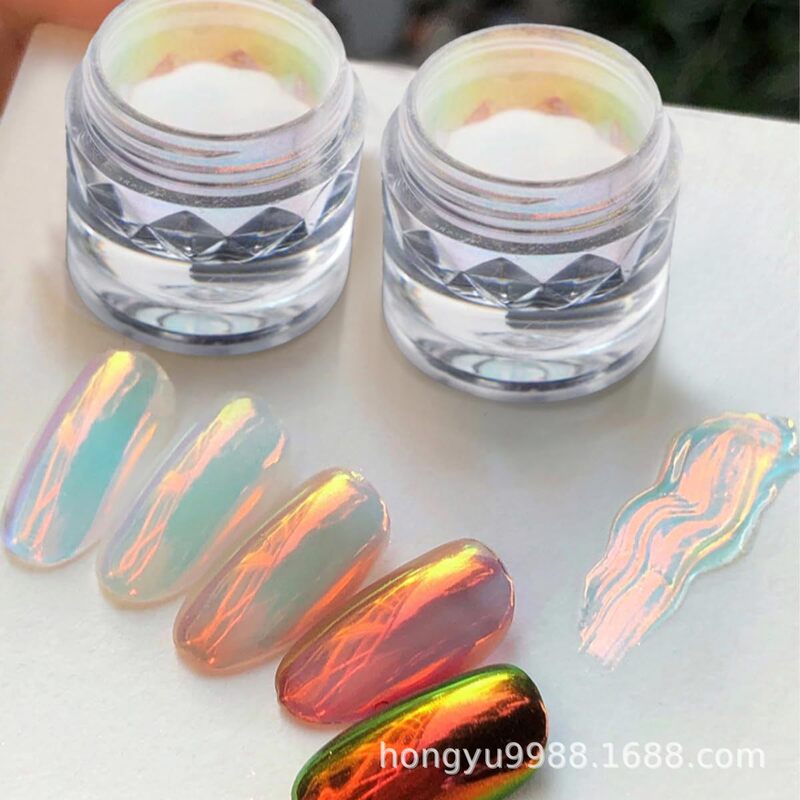 New high-end nail art magic mirror powder, moonlight non-fading powder, crystal-plated moonlight powder, ultra-fine glitter, dual-use for nail salons, adjustable gel New high-end nail art magic mirror powder, moonlight non-fading powder, crystal-plated moonlight powder, ultra-fine glitter, dual-use for nail salons, adjustable gel