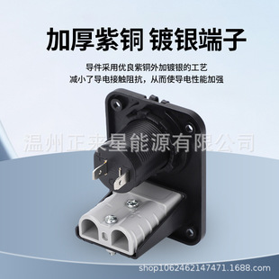 50A Anderson to cigarette lighter USBType plug yacht fishing boat RV camping power supply wiring plug