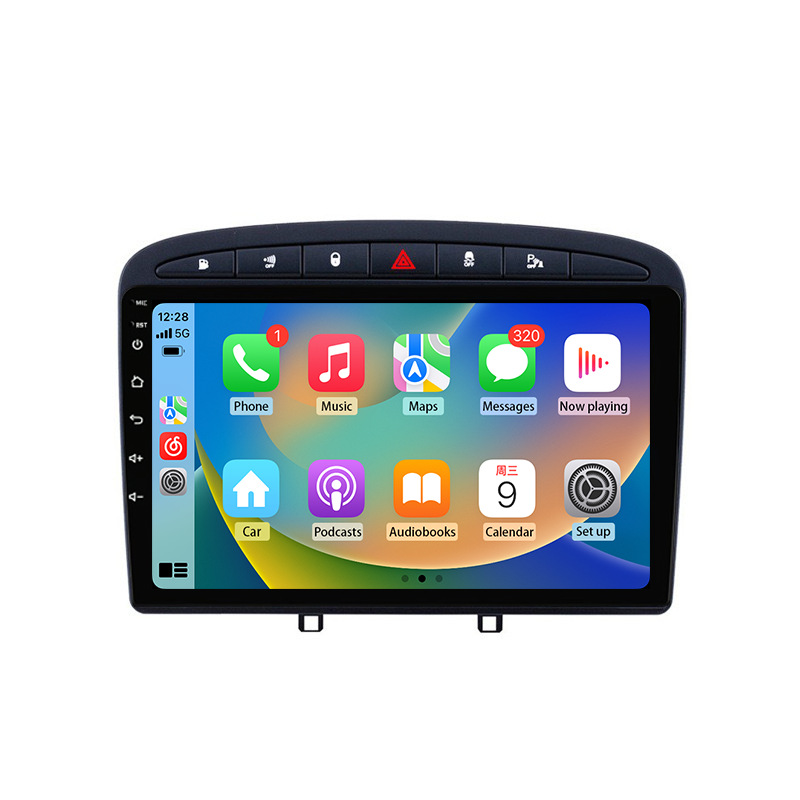 For 13-18 Peugeot 408 Android Large Screen Central Control Navigation Stereo Gps Reversing Image
