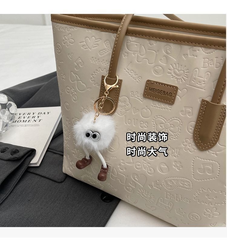 Modische Tote Bag für Mütter, Schülerinnen und Studentinnen mit großem Fassungsvermögen, vielseitige Schultertasche zum Umhängen, elegante Handtasche für Unterricht und Pendeln