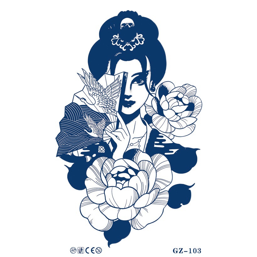 Pegatinas de tatuaje de jugo semipermanente ins estilo pegatinas de tatuaje de hierbas letras animales dibujos animados a prueba de agua sudor cicatriz que cubre pegatinas