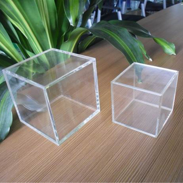 透明亚克力展示盒子有机玻璃食品箱翻盖正方形收纳包装盒