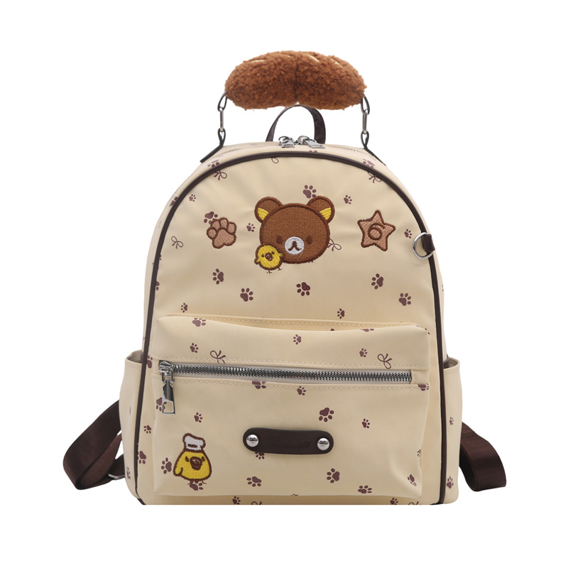 2026 nuevo lindo oso mochila de gran capacidad para salir mochila ligera de alto valor de los estudiantes de clase mochila para mujeres