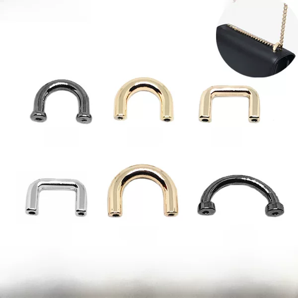 Bag Accessories Hardware Buckle Ring Metal Buckle Screw Transformation Hanging Buckle Removable Accessories Women's Bag Handle Ring Link Buckle