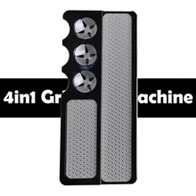台球修杆磨砂器修理工具台球球杆皮头四合1多功能打磨器杆头刺针