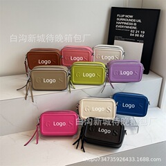 字母跨境外贸bags新款欧美潮个性纯色相机包时尚简约手提斜挎女包