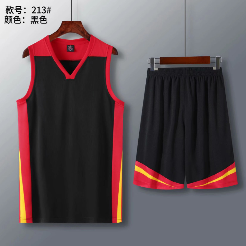 夏季青少年运动团队篮球服套装  透气吸汗学生比赛背心篮球服印号|undefined