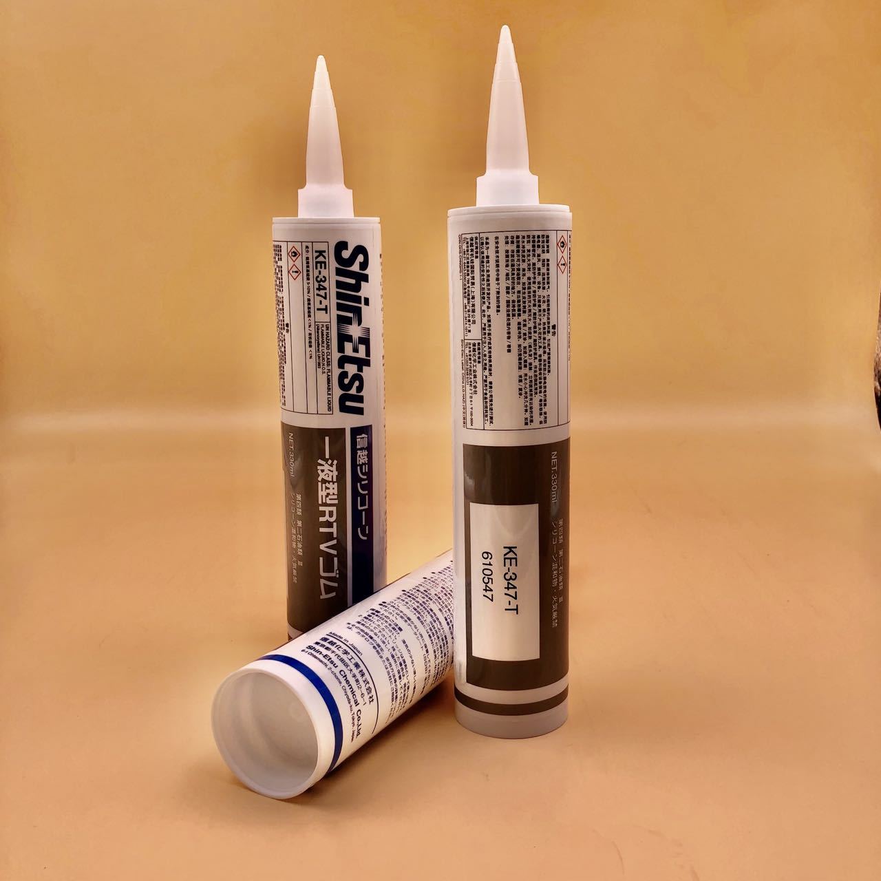 信越 KE-347-T 透明脫丙酮高粘度电子胶密封防潮绝缘胶