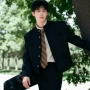 男休闲立领结婚订婚西服