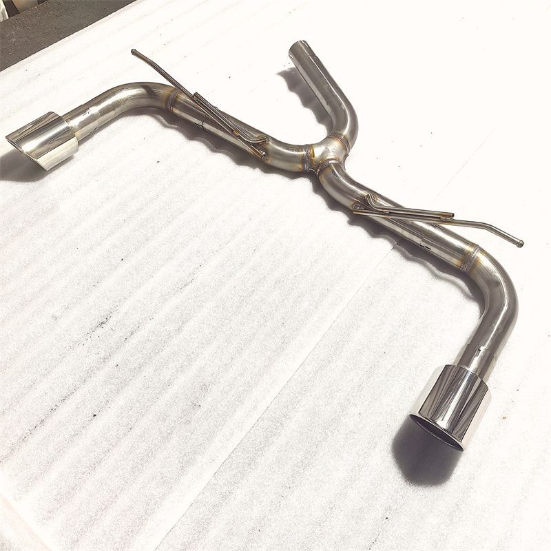 Golf 6 7.5 7 8 Scirocco Car Exhaust Pipe Upgrade Tail Section Swallowtail Dual Outlet Quad Outlet Middle Outlet Accessories