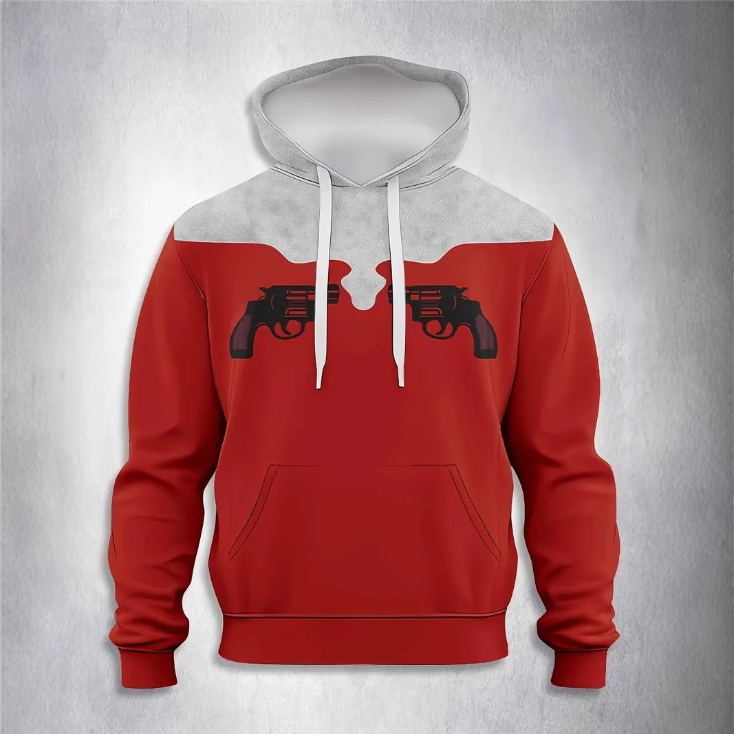 Suéter con capucha estampado de nuevo estilo transfronterizo AliExpress sudadera con capucha de manga larga deportiva informal suelta MC11