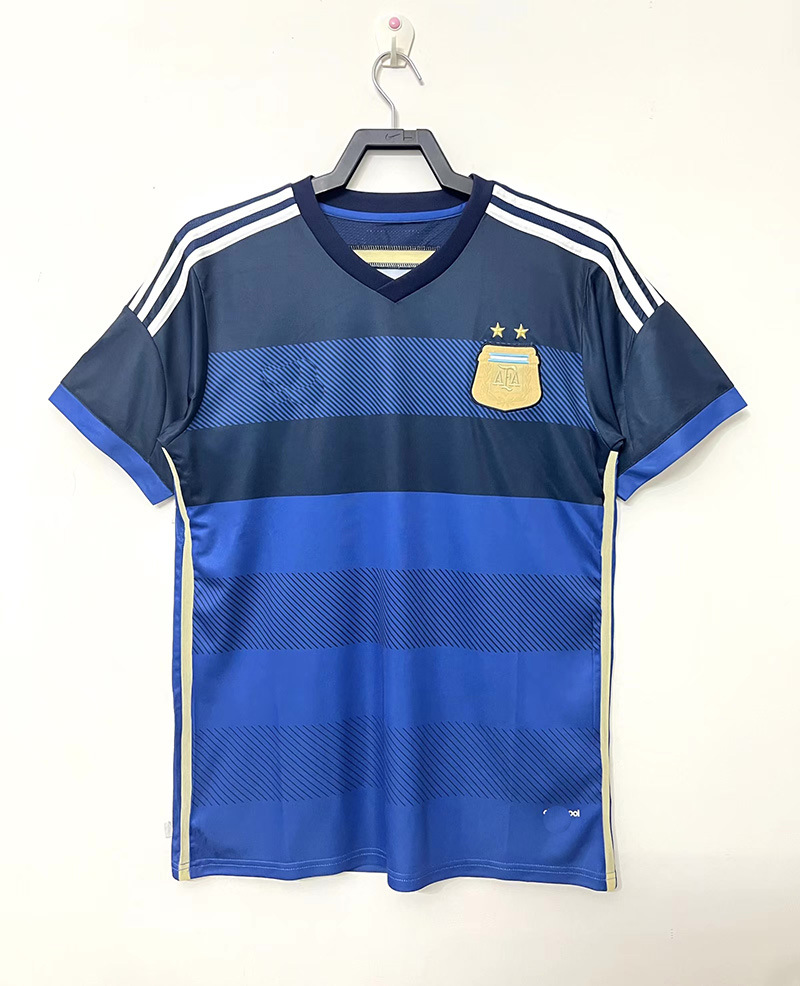 Camiseta retro clásica de la selección de la Copa del Mundo Argentina Brasil Francia Holanda Inglaterra Beckham manga corta